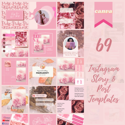 Thiết Kế Instagram Template (PINK)