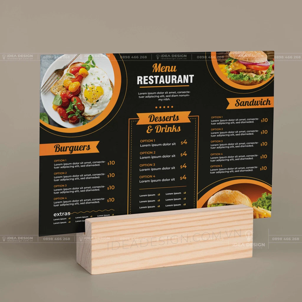 49629Thiết kế Menu/Tờ rơi/Poster giá rẻ