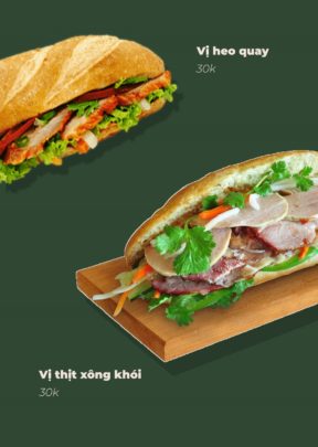 Thiết kế menu giá sinh viên